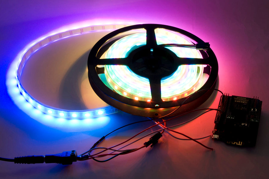 Colorful RGB LED Strip Kit (Support iPhone & Android)