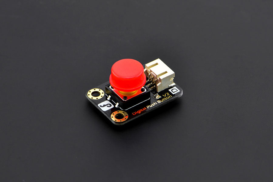 Robo Buttons Gravity: Digital Push Button (Red) — Robot Italy