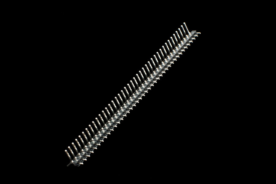 40 Pin Break Away Male Header- Right Angle-10 PCS