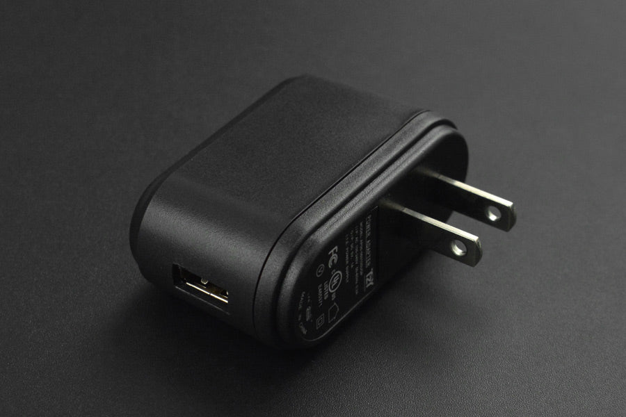 Wall Adapter USB Power Supply 5VDC 1A (American Standard)