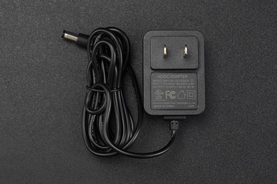 Wall Adapter Power Supply 12VDC 1A (US Standard)