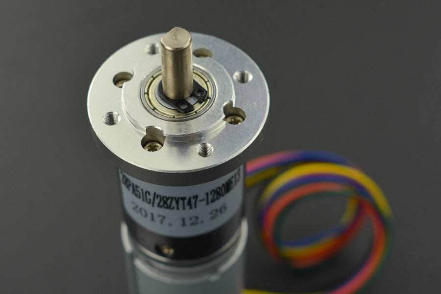 12V Low noise DC Motor 143RPM w/Encoder