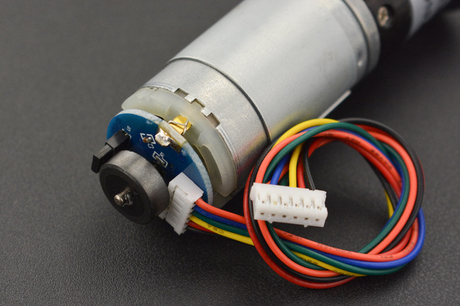 Less Sound Motor 12V Low noise DC Motor 143RPM w/Encoder — Robot Italy
