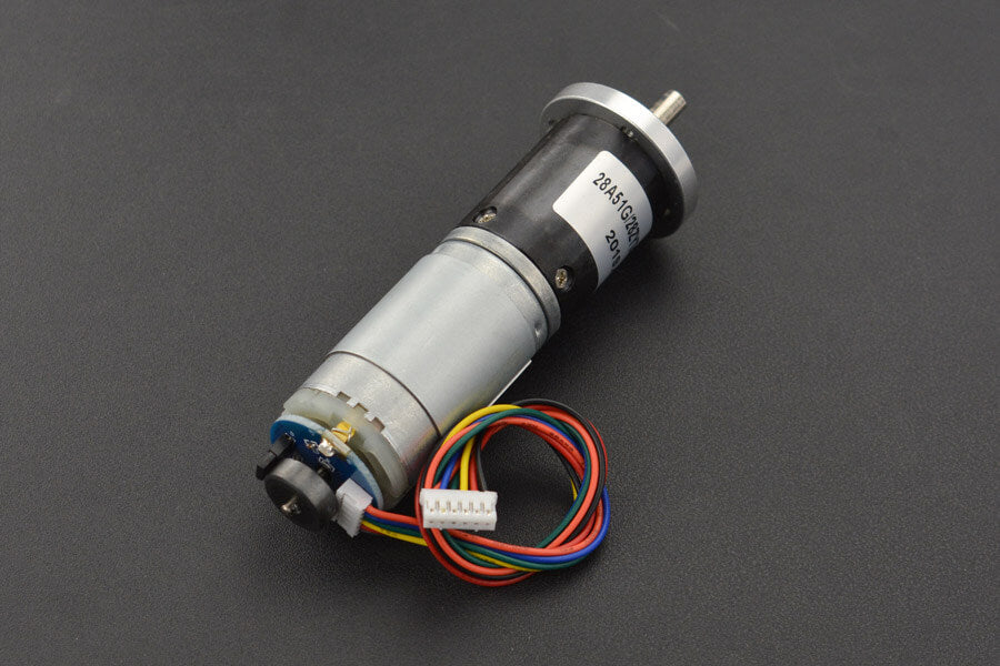 12V Low noise DC Motor 143RPM w/Encoder