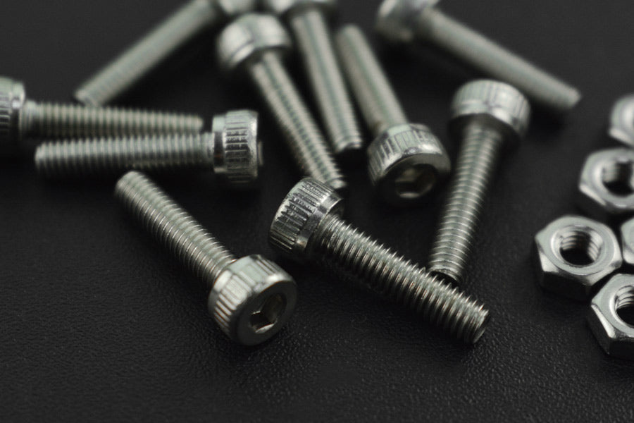 10 Sets M3x12 Screw Low Profile Hex Head Cap Screw