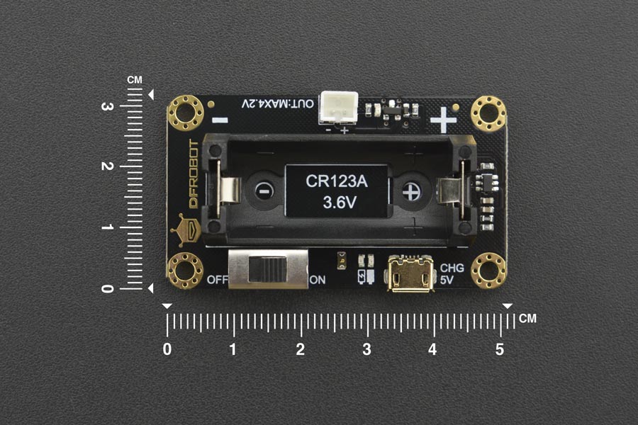 CR123A Li-ion Battery Holder for micro: Maqueen