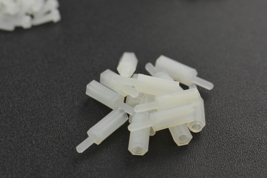 White Nylon Screw and Mounting Kit -M2