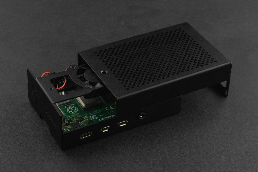 Aluminum Case for Raspberry Pi 4 (with Heatsink & Fan)