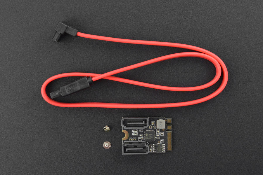 M.2（A+E Key）to SATA3.0 Expansion Card for LattePanda Delta/Alpha