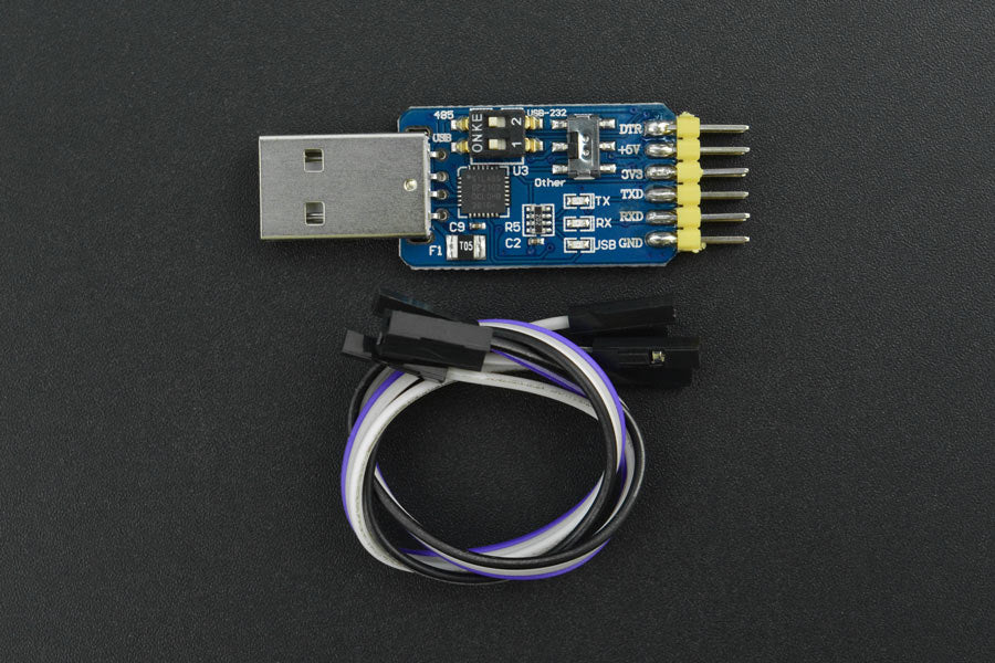 6-in-1 USB to Serial Converter