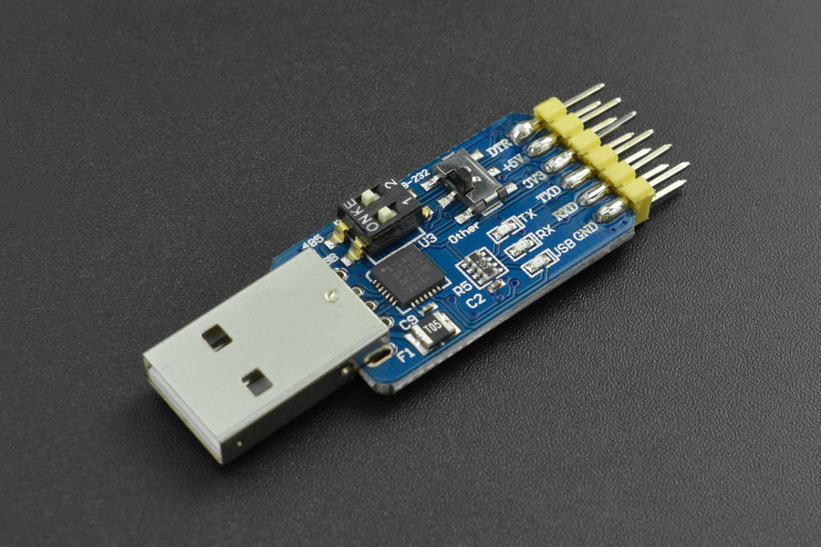 6-in-1 USB to Serial Converter