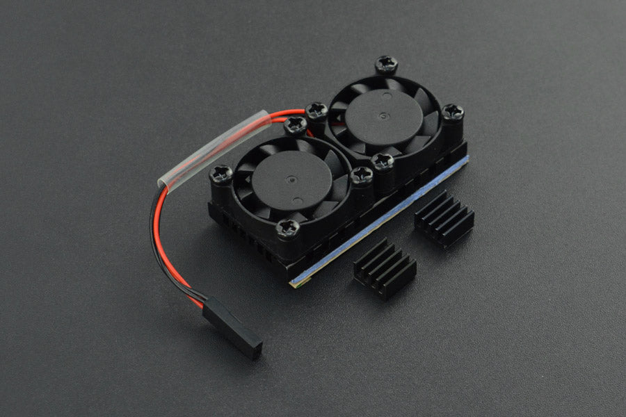 Raspberry Pi Dual Cooling Fans Kit (Compatible for Raspberry Pi 3B/3B+/4B)