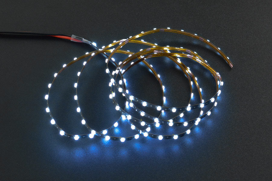 3V Flexible LED Strip (138 LEDs) - White