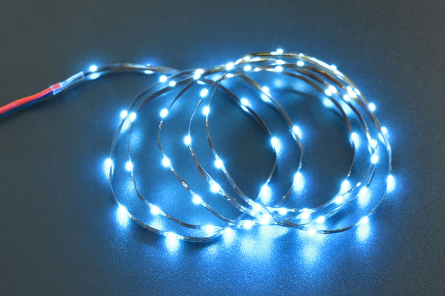 5V Flexible LED Strip (60 LEDs) - Ice Blue