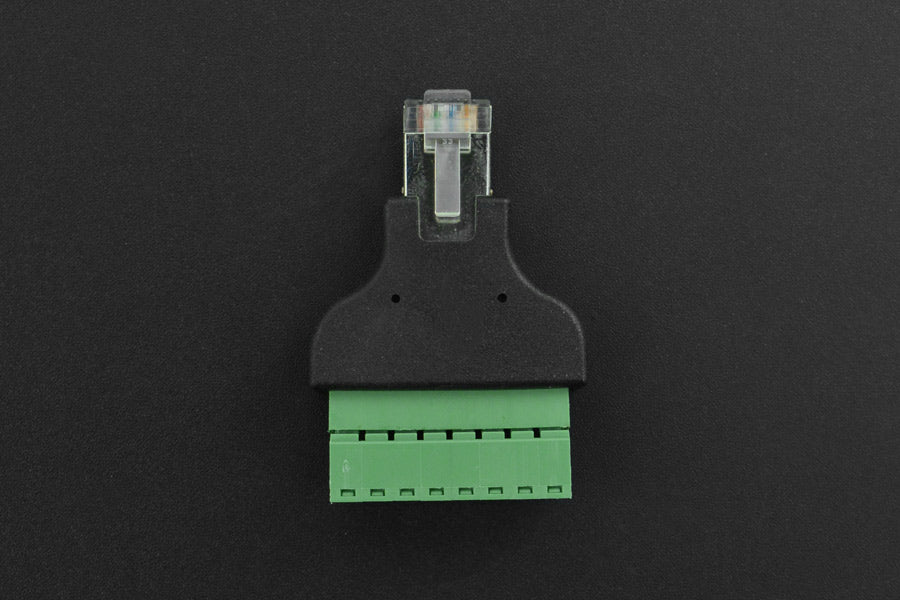 Ethernet RJ45 Male Plug Terminal Block