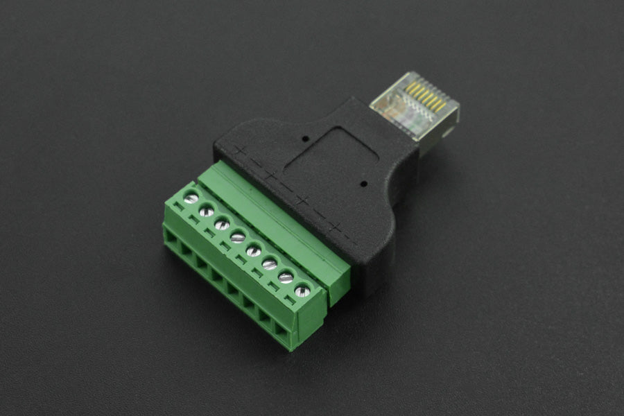 Ethernet RJ45 Male Plug Terminal Block