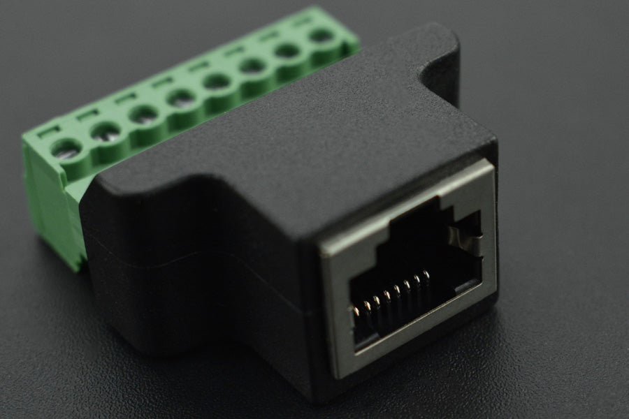 Ethernet RJ45 Female Plug Terminal Block