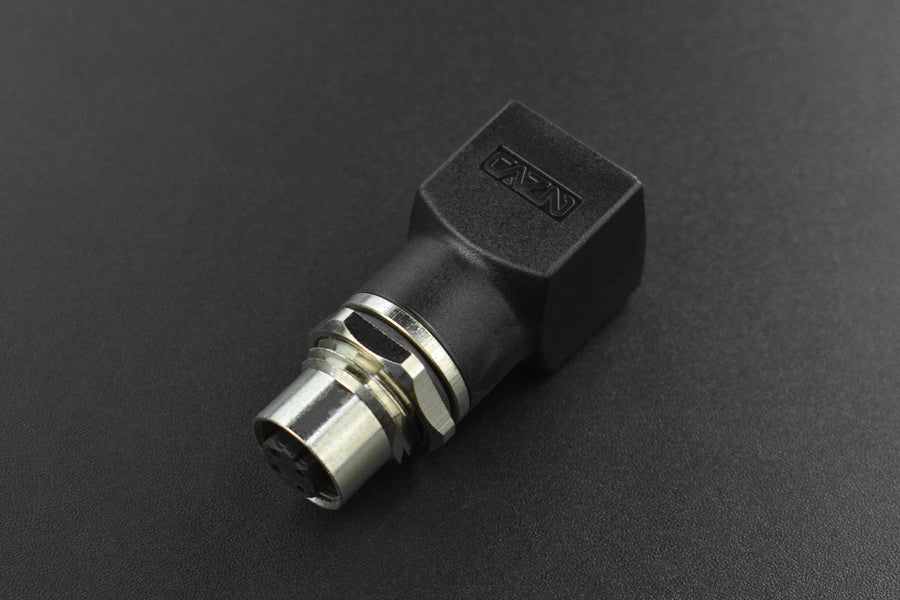 RJ45 Female to M12 4 Pin Female Adapter