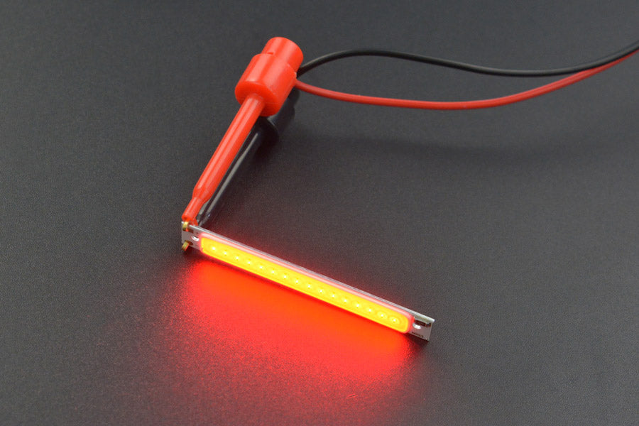 5V COB LED Strip Light - Red — Robot Italy