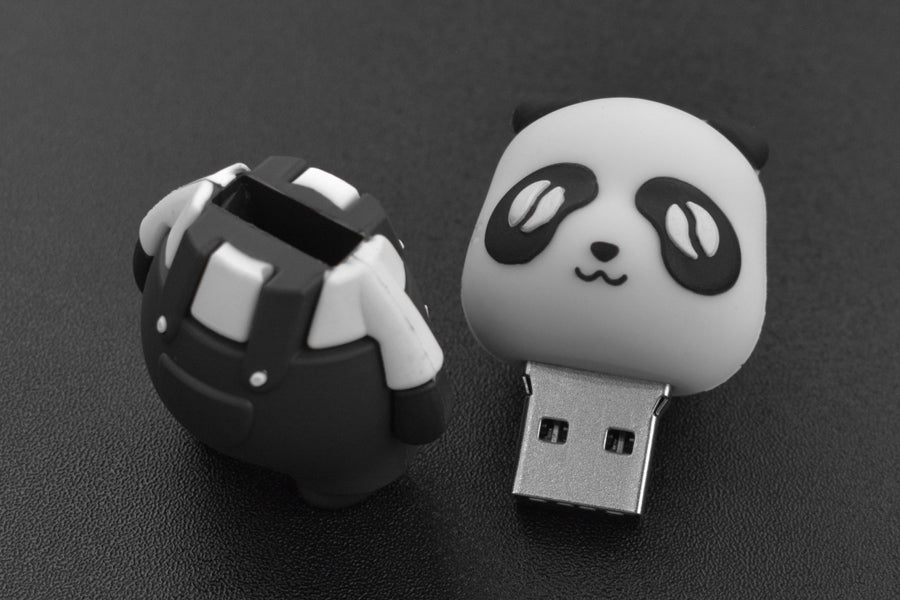 Cute LattePanda 64GB Silicone USB 3.0 Flash Drive (Model: Standing)