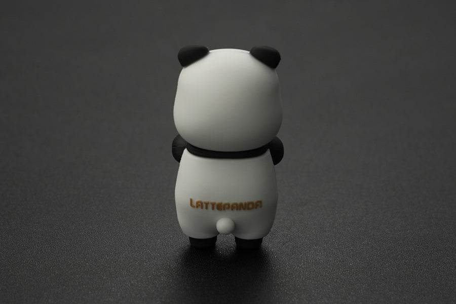 Cute LattePanda 64GB Silicone USB 3.0 Flash Drive (Model: Holding Coffee)