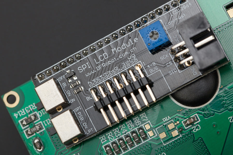 3-wire Serial LCD Module (Arduino Compatible)