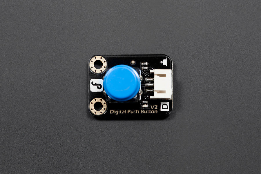 Gravity: Digital Push Button (Blue)