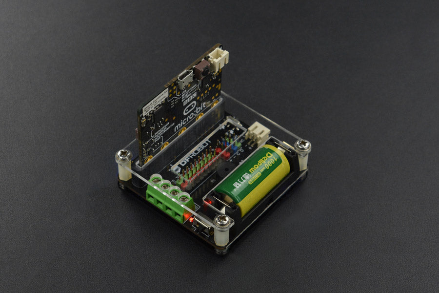 micro: IO-BOX Expansion Board with On-board Li-ion Battery Power