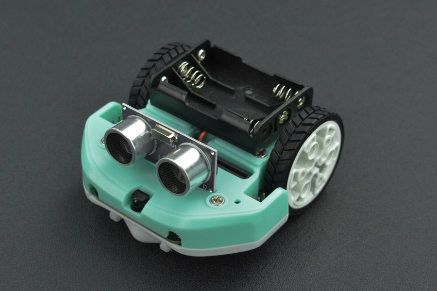 micro: Maqueen Lite with Skin (Green) - micro:bit Educational Programming Robot Platform