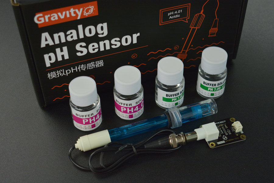 Gravity: Analog pH Sensor / Meter Kit for Arduino