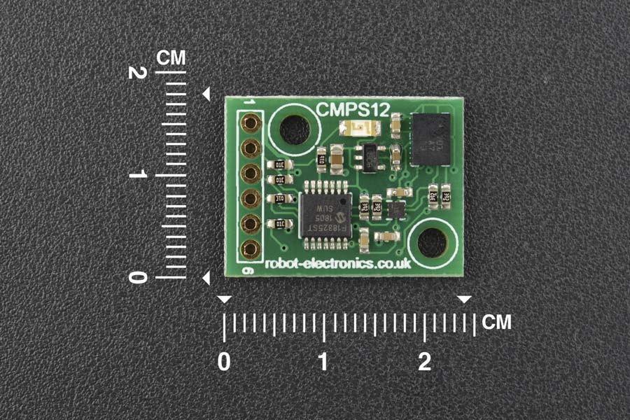 Tilt Compensated Magnetic Compass (CMPS12)