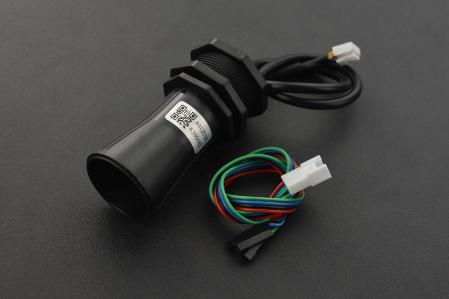 A01NYUB Waterproof Ultrasonic Distance Sensor (28~750cm, UART, IP67)