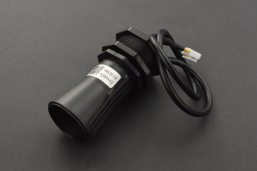 A01NYUB Waterproof Ultrasonic Distance Sensor (28~750cm, UART, IP67)