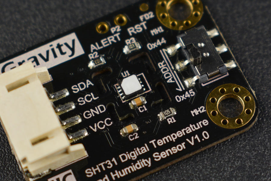 Gravity: SHT31-F Digital Temperature and Humidity Sensor