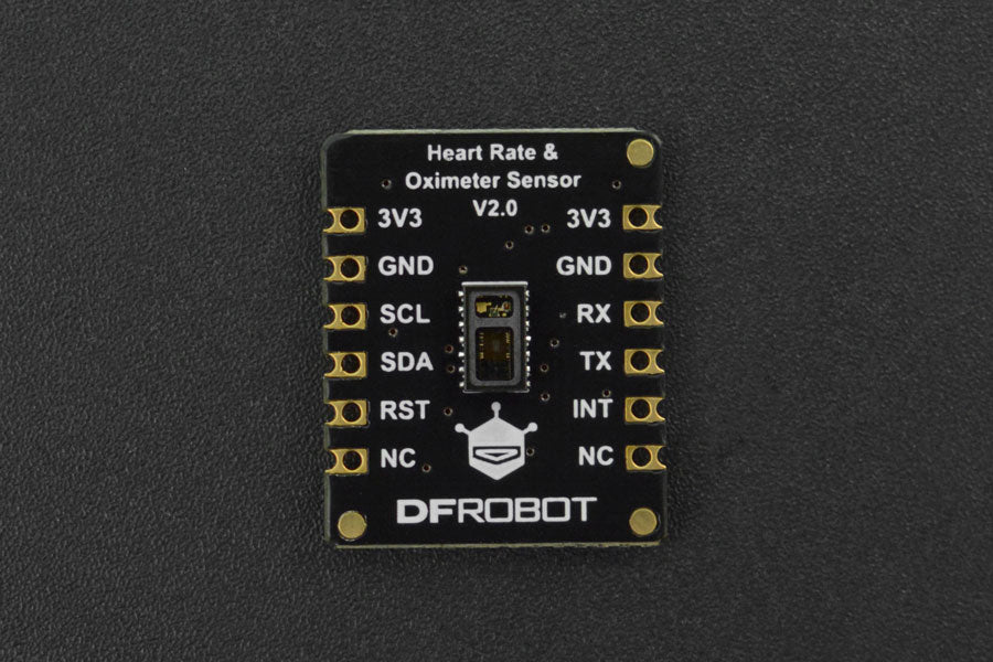 Fermion: MAX30102 PPG Heart Rate and Oximeter Sensor (Breakout, I2C/UART)