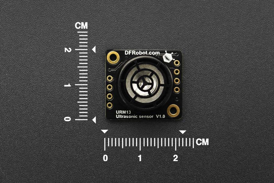 Fermion: URM13 High Sensitivity Ultrasonic Distance Sensor Breakout (15~900cm, I2C / UART / PULSE)