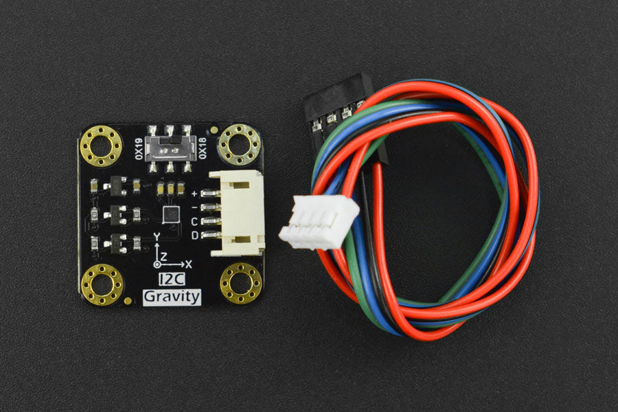 Gravity: I2C LIS2DW12 Triple Axis Accelerometer Sensor (±2g/±4g/±8g/±16g)