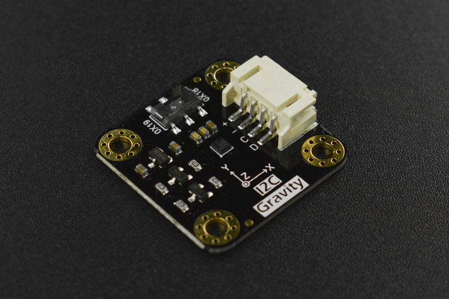 Gravity: I2C LIS2DW12 Triple Axis Accelerometer Sensor (±2g/±4g/±8g/±16g)