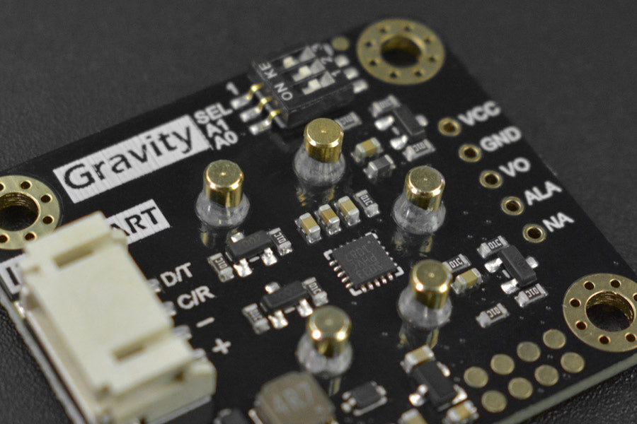 Gravity: Factory Calibrated Electrochemical Oxygen / O2 Sensor (0-25%Vol, I2C & UART)