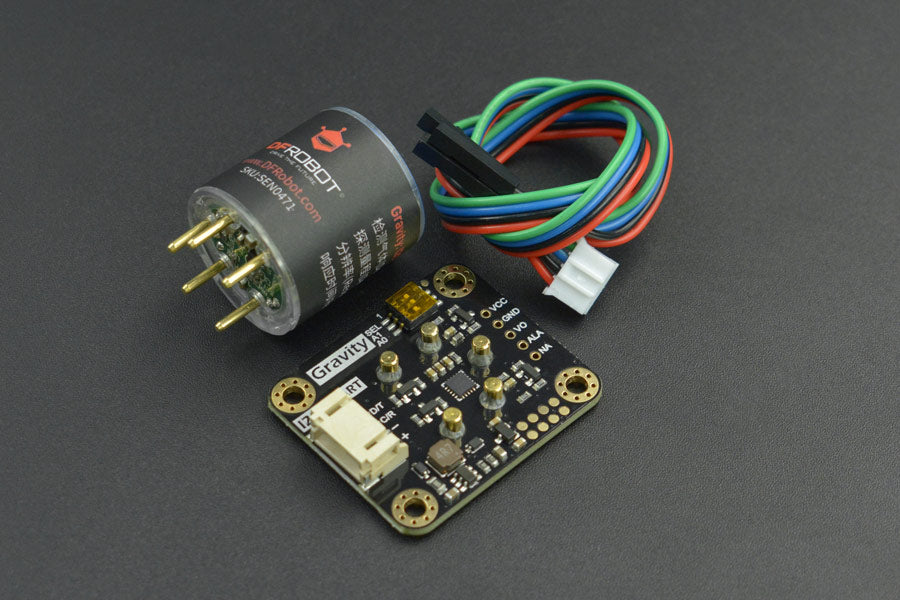 Gravity: Factory Calibrated Electrochemical Nitrogen Dioxide Sensor (0-20ppm, I2C&UART)