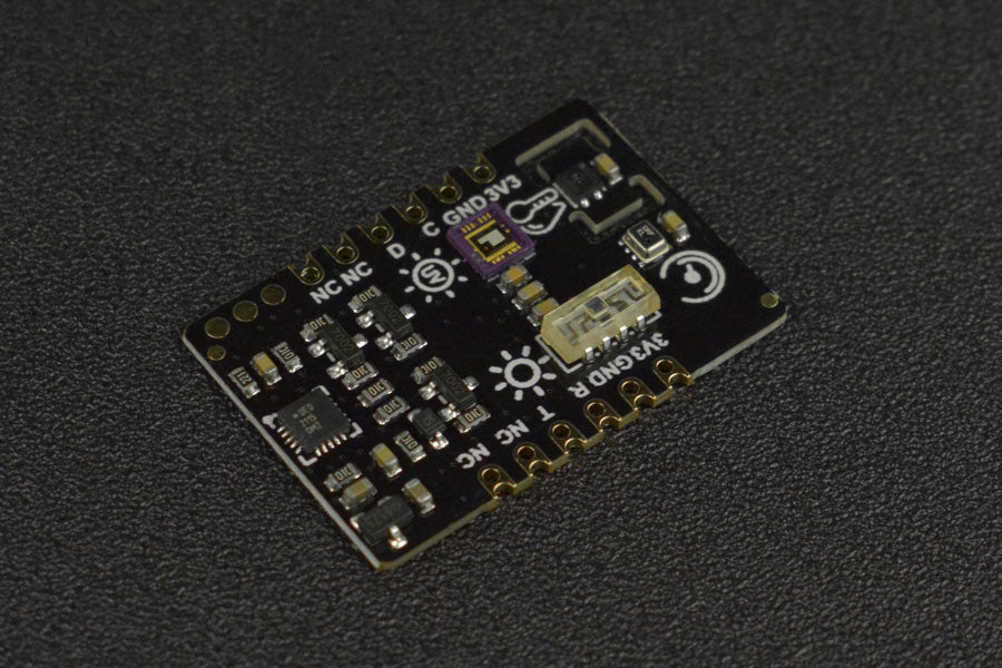 Fermion: Temperature &amp; Humidity(SHTC3), Pressure(BMP280), Ambient Light(VEML7700) and UV(ML8511) Sensor(Breakout)