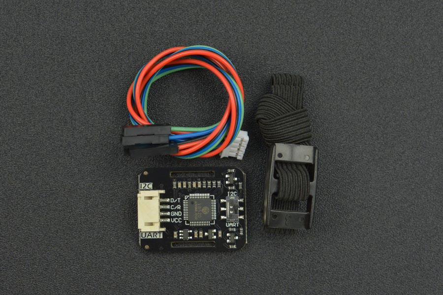 Gravity: MAX30102 PPG Heart Rate and Oximeter Sensor (I2C/UART)