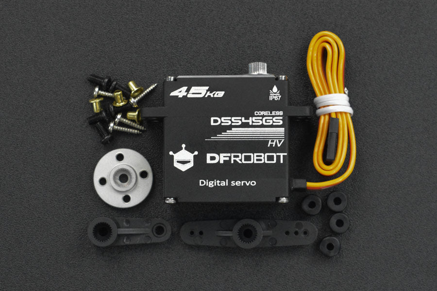 45KG Torque Coreless Waterproof Servo