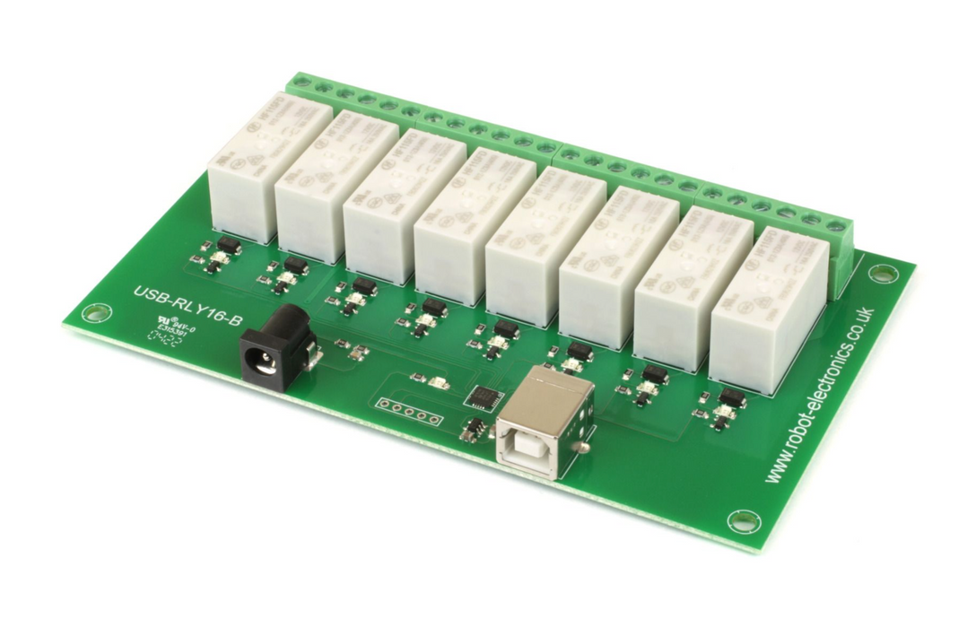 16Amp, 8 Channel USB Relay Module 