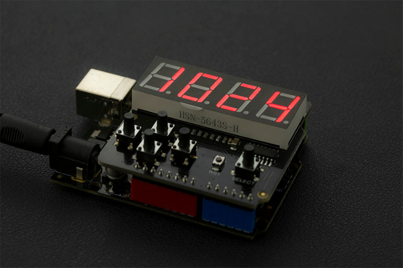 7 Segment LED Keypad Shield For Arduino