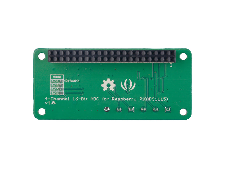 4-Channel 16-Bit ADC for Raspberry Pi (ADS1115)