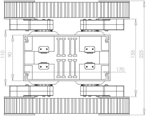 Rover 5 Tank Chassis (2 engines)