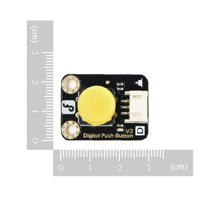 Gravity: Digital Push Button (Yellow)