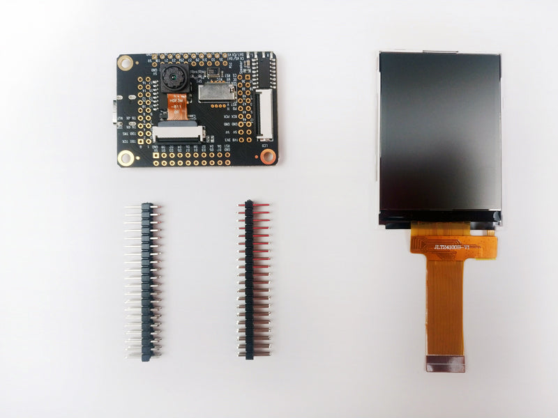 Sipeed M1w dock suit ( M1w dock + 2.4 inch LCD + OV2640 )  K210 Dev. Board 1st RV64 AI board for Edge Computing