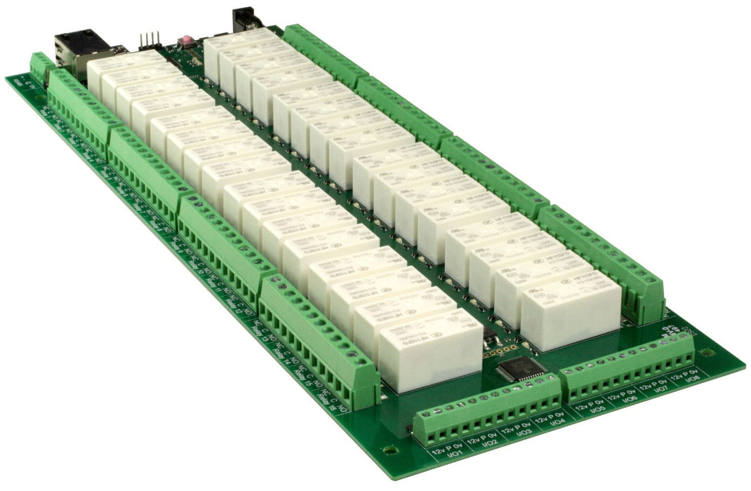 dS2832 - 32 x 16A ethernet relay + 32 Snubbers